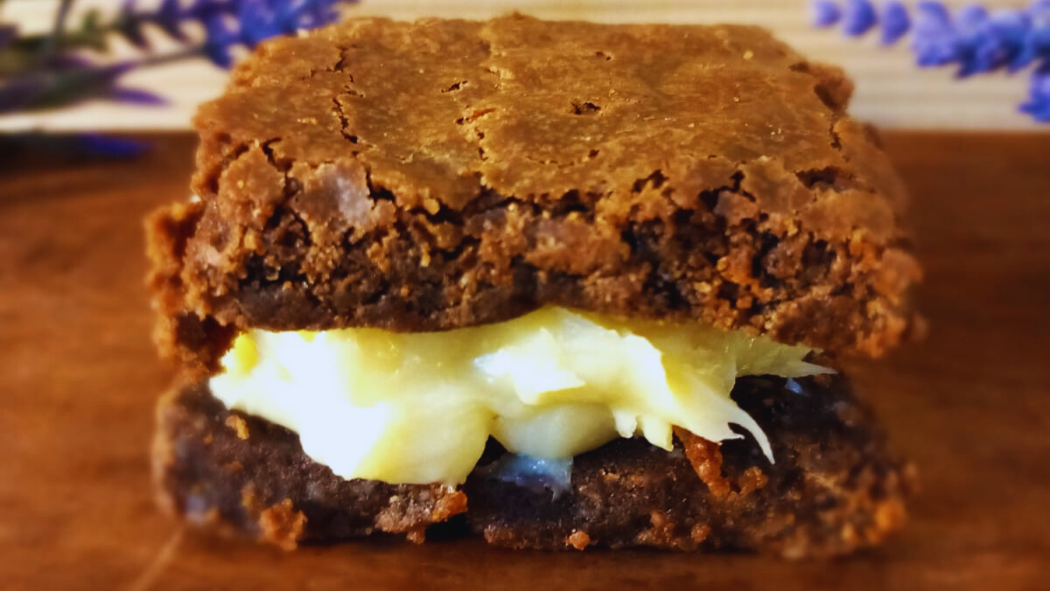 brownie fudgy tradicional recheio de Ninho